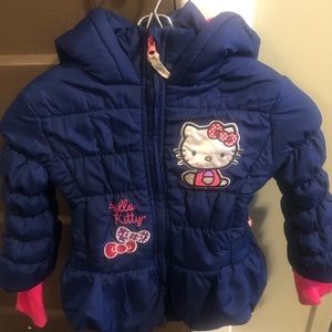Hello Kitty puffer coat